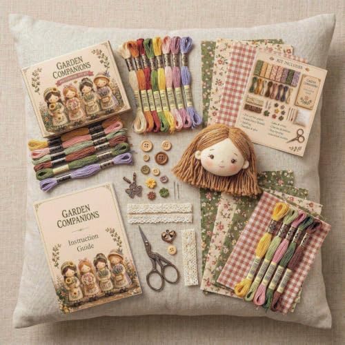 Forest Patchwork DIY Kit Series Beginner Sewing Craft Kit, #C - Image 7