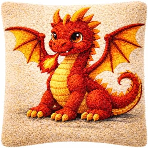 YOOTOM Latch Hook Pillow Kits,Cushion Cover Making Crafts by YOOTOM