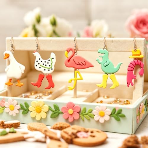 ORIGACH 24 Pcs Fun Animals Polymer Clay Cutters Set - Image 5