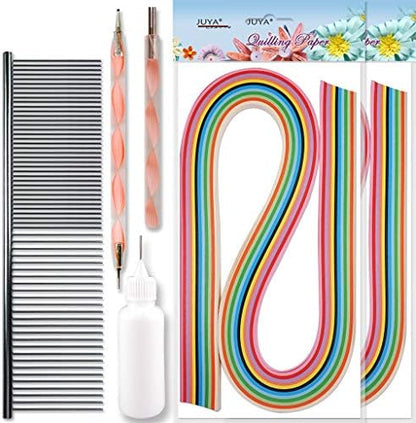 JUYA Quilling Paper and Tools Classic Pink Set QK10 - Image 3