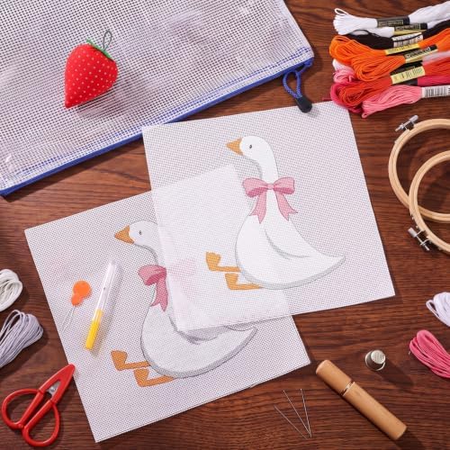 XunYee Needlepoint Canvas Kit, Silly Goose - Image 4