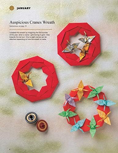 Beautiful Origami Paper Wreaths: Handmade Japanese Decorations for Every Occasion (Tuttle Specials) - Image 5
