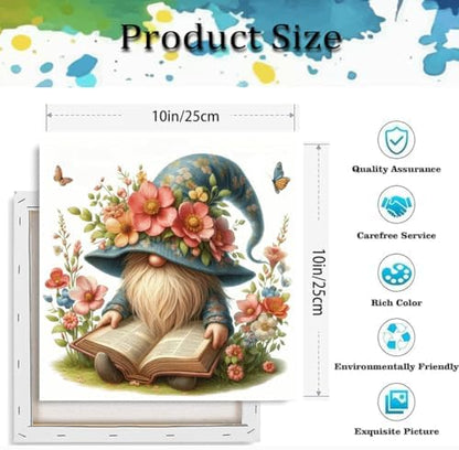 VIGEGU Gnome Book Paint by Numbers Kit for Adults Beginner with Framed - Image 2