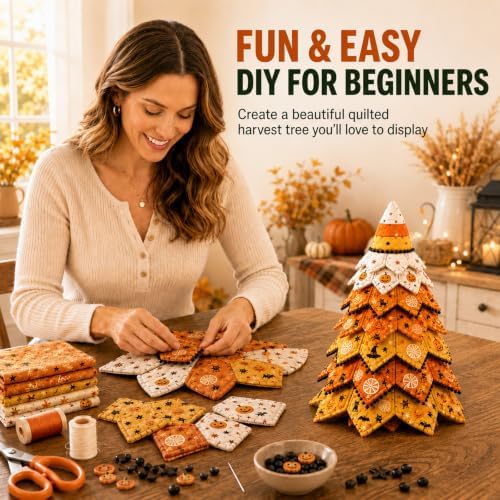 Daily Partner DIY Halloween Quilted Fabric Tree Kit - Image 6