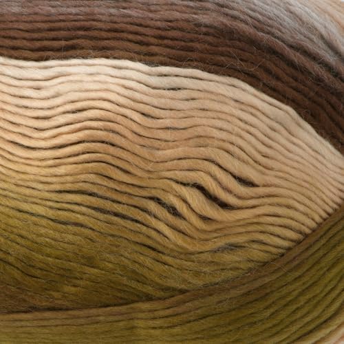Loops & Threads Facets Yarn - Yarn for Knitting, Crochet, Weaving, and Arts & Crafts - Toffee, Acrylic, 3.5 oz - Image 3