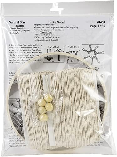 Natural Star Macrame Kit - Image 2