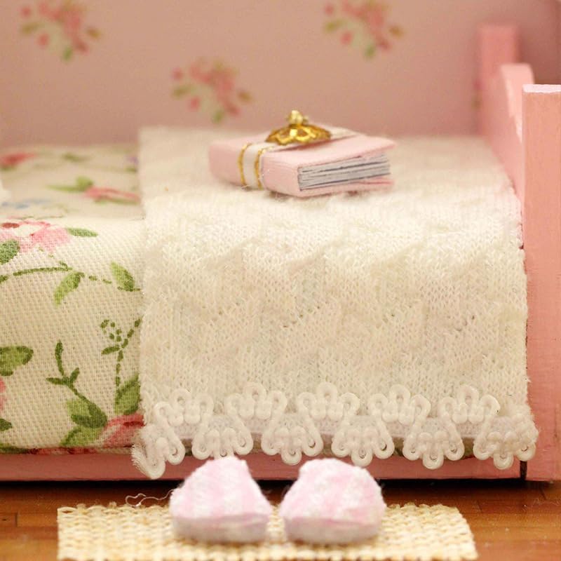 CUTEROOM DIY Miniature House Kit - Mini Craft Rooms for Adults with LED Lights, Realistic Mini Dollhouse Kit Building Model Kit, Creative Home Decor Gift-Sunshine Angel - Image 6
