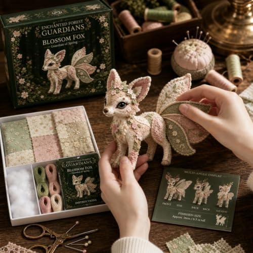 DNKZWUPUP Patchwork DIY Kit Series for Beginner Sewing Craft Kit Home Decor - Image 4