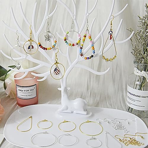 XKCWXY 483Pcs Earring Making Kit with Beading Hoops and Earring Findings - Image 6