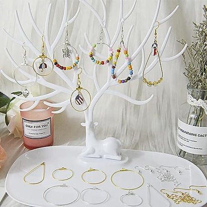 XKCWXY 483Pcs Earring Making Kit with Beading Hoops and Earring Findings - Image 6