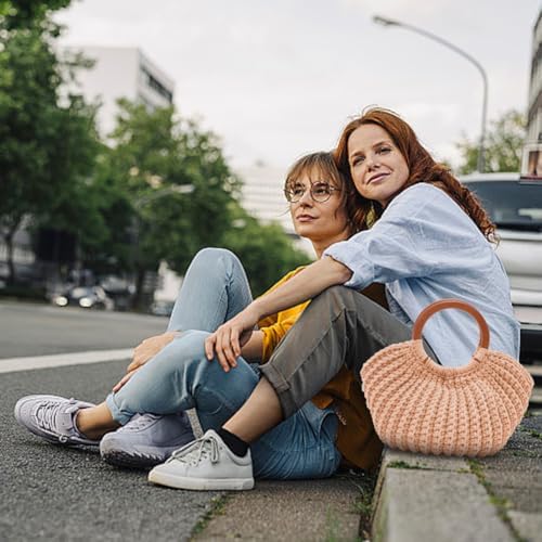 ACRNIGHEET Crochet Bag Kit for Adults Khaki Colored Handbag Crochet Kit for Advanced Beginners Knitting Purse Starters Set DIY Craft Making Kit with Step-by-Step Instructions and Video Guidance - Image 4