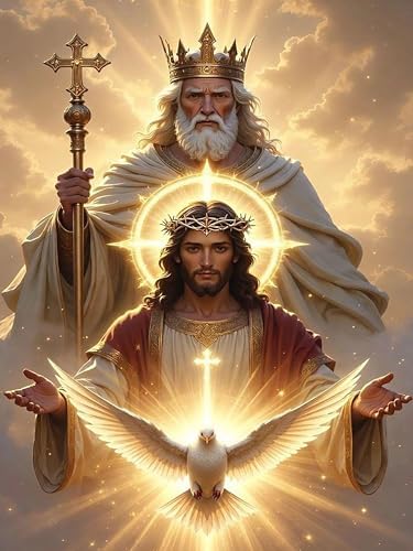 Xylogist Jesus Diamond Art Kits for Adults 12x16 Inch by Xylogist