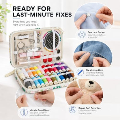Saiveina Sewing Kit, Sewing Kit for Adults, Mini Sewing Kits - Image 5