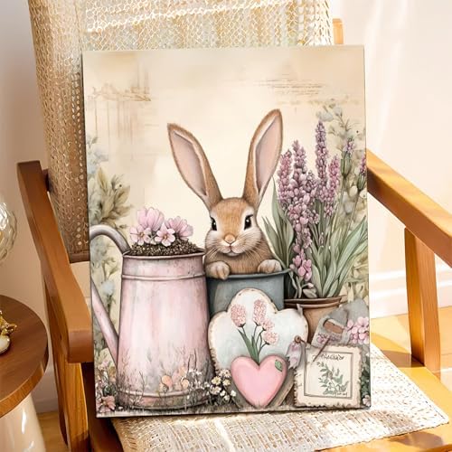 XTCIXAL Paint by Numbers Kit for Adults, Rabbit, 16X20 Inch - Image 3