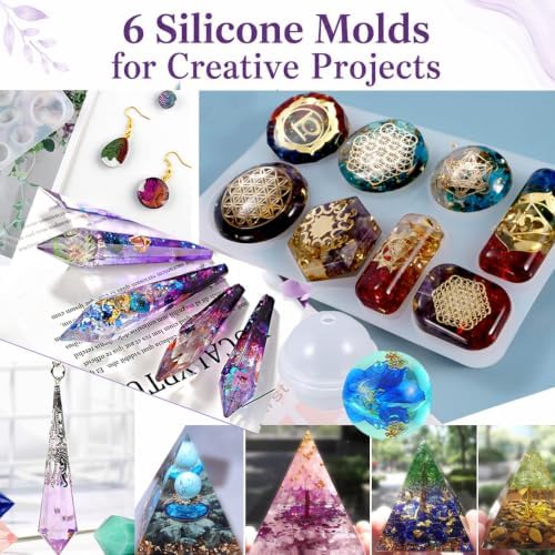 Resin Kit 3-Tier Storage Box Jewelry Making Kit with Molds - Image 2