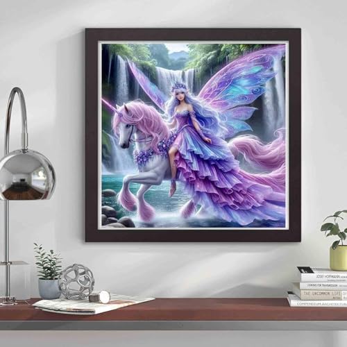Diamond Art Kits for Adults, Unicorn Fairy Diamond Painting Kits for Adults - Image 2