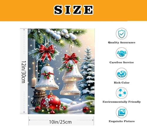 VIGEGU 6 Pack Christmas Paint by Numbers Kit for Adults - Image 5