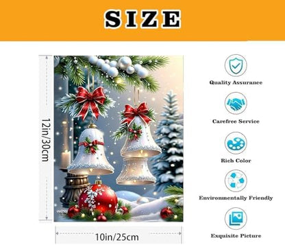VIGEGU 6 Pack Christmas Paint by Numbers Kit for Adults - Image 5