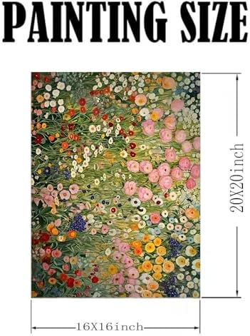 Paint By Numbers Kit For Adults Beginner,Colorful Floral Paint 16 x 20 inch - Image 5