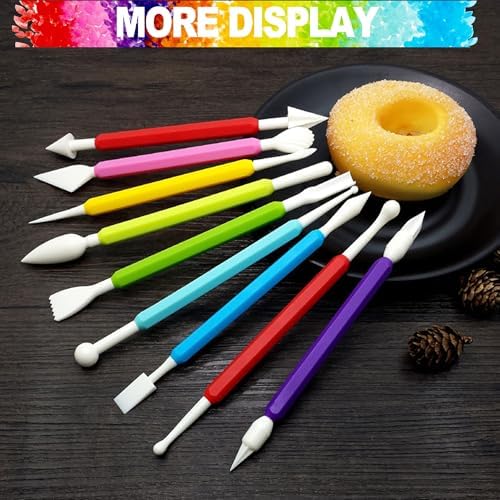 LINPHCEY Air Dry Clay Tools for Kids Ages 8+ Pottery Clay Tool Kit Plastic Clay Sculpting Tools Set for DIY Project, Modeling Polymer Clay Toys – Safe & Easy Grip for Beginners & Craft Lovers - Image 7