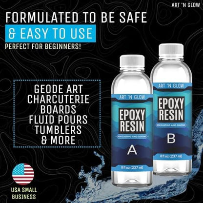 Crystal Clear Epoxy Resin 2 Gallon - Food Safe, UV Resistant, Bubble Free - Image 4