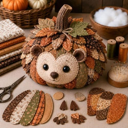 DIY Animal Pumpkin Fabric Sewing Kit (#E) - Image 2