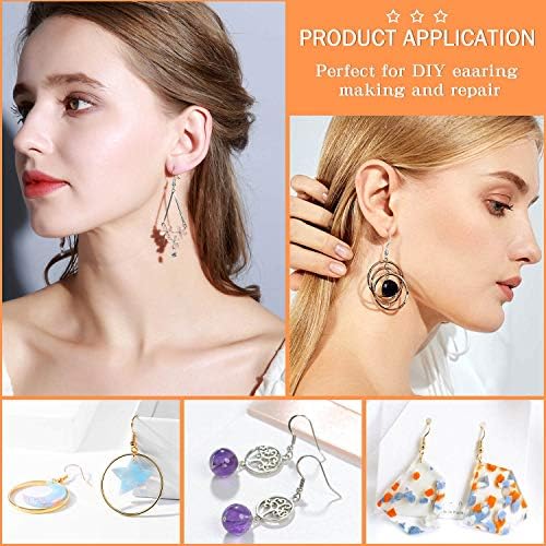 Anezus Earring Making Kit with Earring Hooks Findings, Earring Backs Posts, Jump Rings for Jewelry Making Supplies, 2320Pcs - Image 6