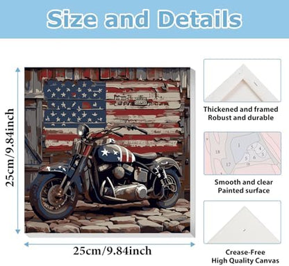 Framed Paint by Number, Paint by Numbers Kit for Adults Beginner 10x10 Inch - Image 3