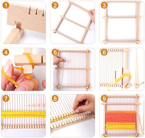 Lemonfilter 9.45x11 Weaving Loom for Kids Ages 6 8 10 Girls Beginners Gift - Image 3