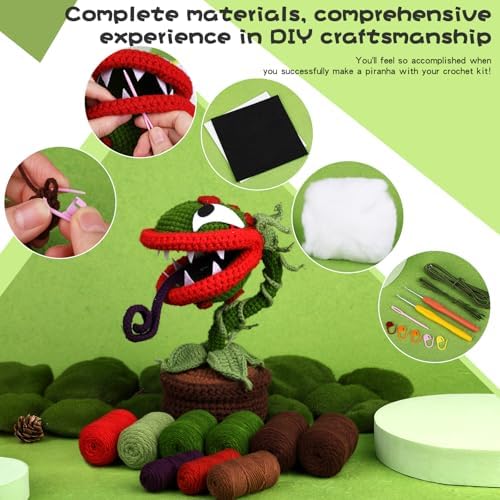 Yizzvb Crochet Kit Beginners Crochet Starter Kits Knitting Supplies - Image 6