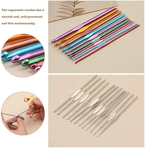 IMZAY 54 Pcs Crochet Hooks Set 0.6–6.5mm Ergonomic Crochet Needles Set - Image 3