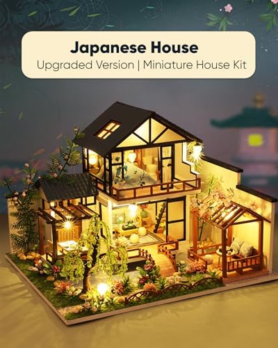 DIY Japanese Miniature House Kit Dollhouse Kit for Adults to Build - Image 6