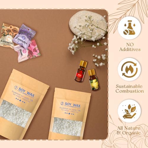 DIY Scented Candle Making Kit for Adults with Glass Jars - Image 6