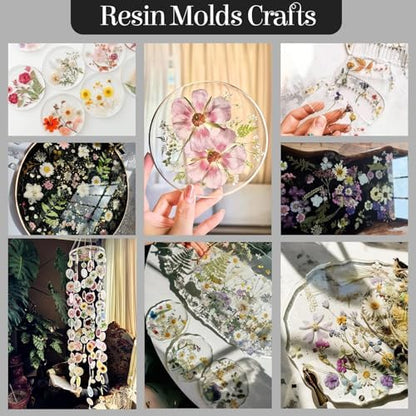 85 PCS Black Dried Pressed Flowers for Crafts Resin - Image 4