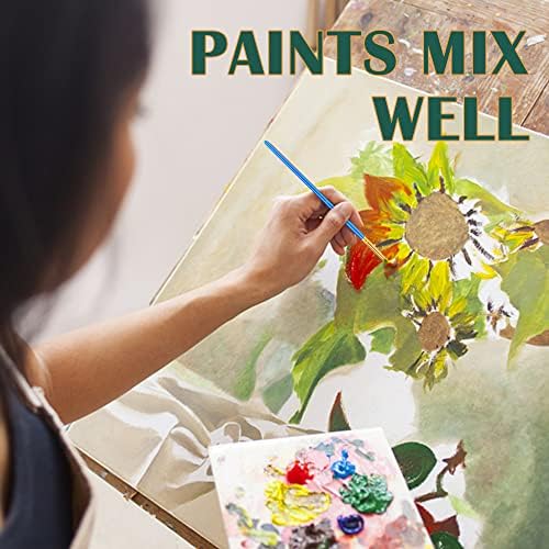 ESRICH Canvas Painting Kit, Acrylic Paint Set with 30 Paint Brushes - Image 6