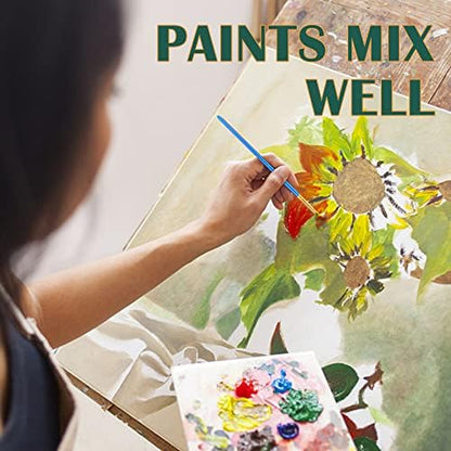 ESRICH Canvas Painting Kit, Acrylic Paint Set with 30 Paint Brushes - Image 6