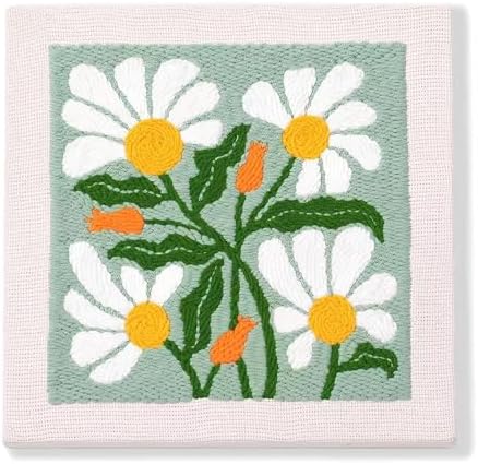 HRTHRT Punch Needle Kit for Beginners, 9.8" Frame Yarn Craft Set(Green) by Unknown