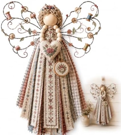 JMHKKUJ Angel Fabric Hanging DIY Kit, Macrame Wall Weaving Craft by Unknown