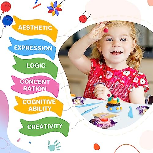 Aestd-ST Air Dry Clay 102 Colors, Modeling Clay for Kids, DIY Magic Clay - Image 4