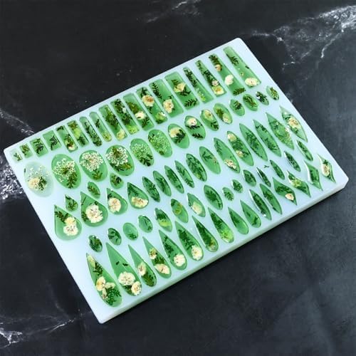 Attuslla Earring Resin Moulds Kit, Earring DIY Casting Mould Set with Ear Hook, Jump Rings or Earrings Pendants Keychains - Image 2