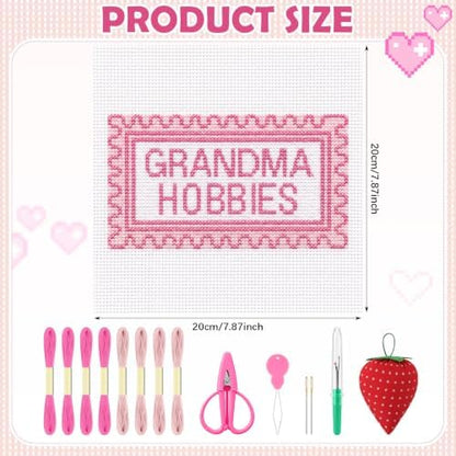 XunYee Needlepoint Canvas Kit, Grandma Hobbies - Image 2