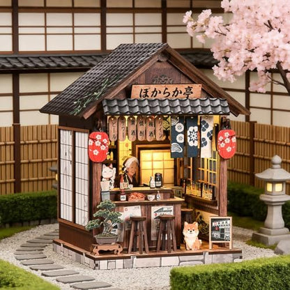 Japanese Book Nook Kit with LED Lights - Image 2