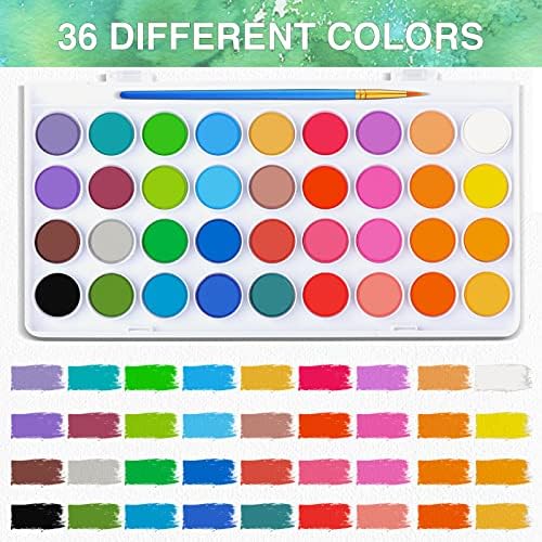 AROIC 65 Pieces Watercolor Paint Set for Adults Artists, Beginners - Image 3