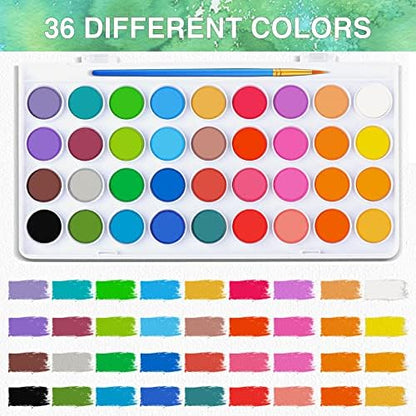AROIC 65 Pieces Watercolor Paint Set for Adults Artists, Beginners - Image 3