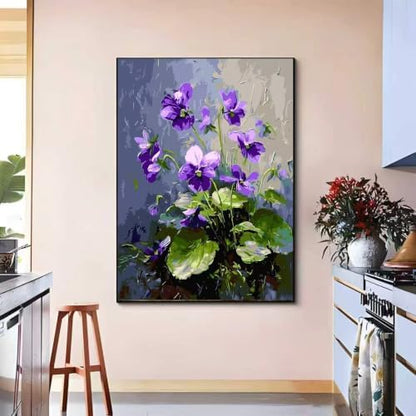 Violet Paint by Numbers Kit for Adults Beginner,Wall Crafts 16 X 20 inch - Image 3