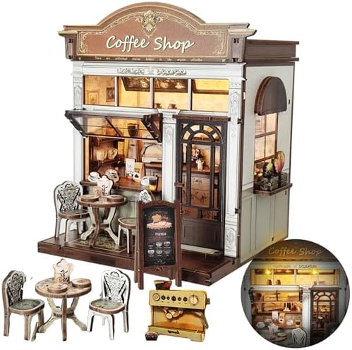 DIY Miniature House Kit Book Nook Dollhouse Kit for Adults to Build by Flybean-WonderlandinYourHands