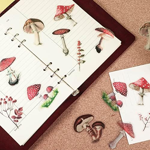 pengxiaomei 200 Pcs Floral Scrapbooking Vintage Stickers, Self-Adhesive Flowers Stickers for Journaling Card Making Scrapbook Style Wall Notebook Letters Window DIY (Mixed Style) Assorted, Multicolor - Image 6