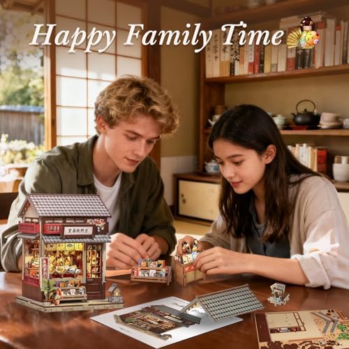 CUTEBEE Book Nook Kit - DIY Miniature House Japanese Fan Shop - Image 6