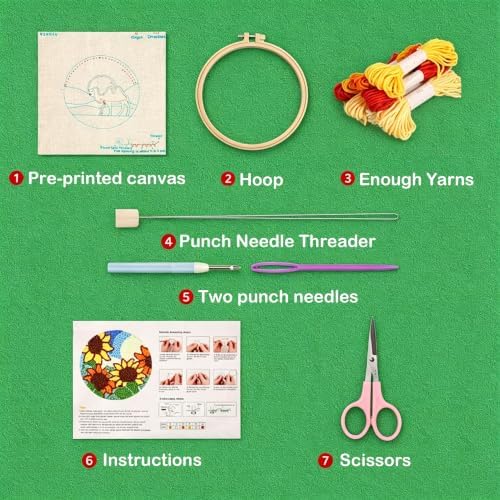 Punch Needle Kit, Punch Needle Kits Adults Beginner - Image 3
