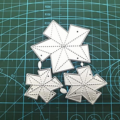 Luyismer Windmill Metal Cutting Dies Stencil Scrapbooking Album Stamp Paper Card for Handmade Greeting Cards Embossing Decor Metal Cutting Dies for Cards - Image 6